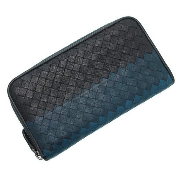 Bottega Veneta Round Zipper Long Wallet